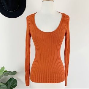New Urban outfitters orange long sleeve sw…